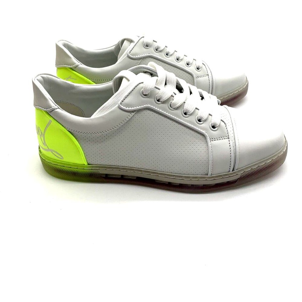 Christian Louboutin Fun Vieira Script Red Sole Sneakers